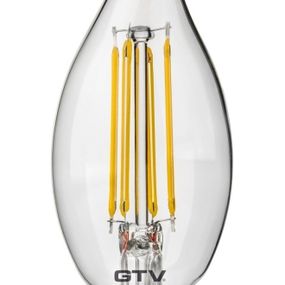 LED žiarovka GTV E14 4W LD-C35FL4-40L plamienková 4000K