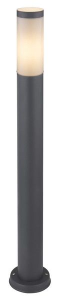 GLOBO 31588A BOSTON vonkajšie stojanové svietidlo/stĺpik V800mm 1xE27 IP44 antracit, opál