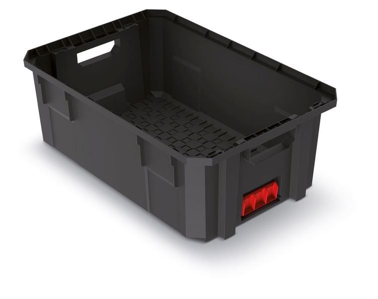 Modulárny prepravný box BLOKPRO čierny 544x362x200