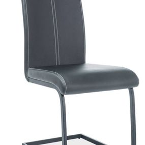 Jedálenská stolička Signal H-148 čierna/čierna