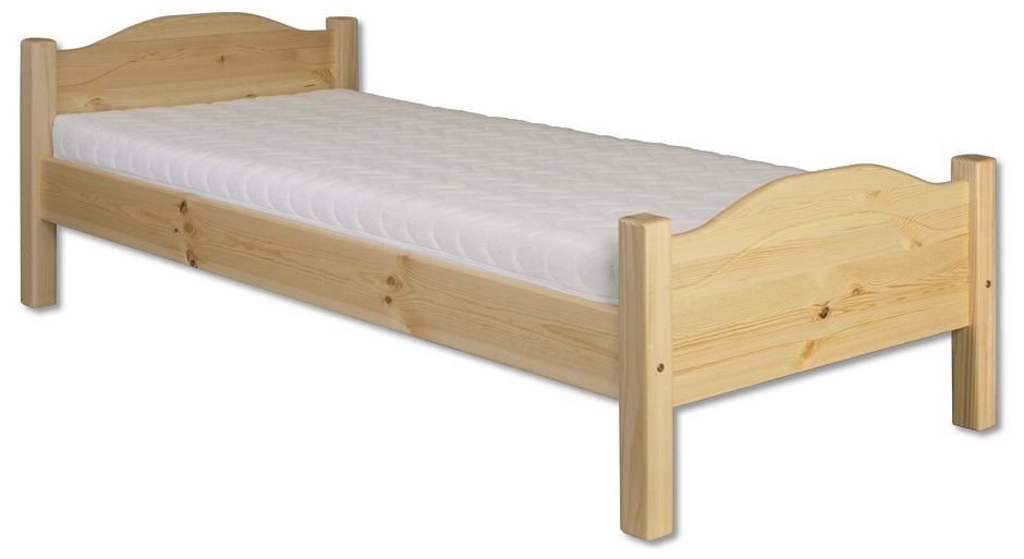 Jednolôžková posteľ 100 cm LK 128 (masív)