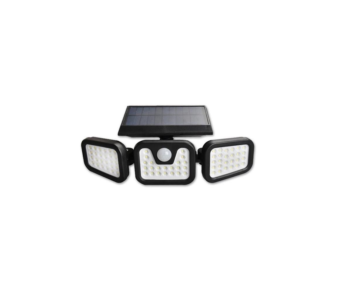 LED Solárny reflektor so senzorom LED/15W/3,7V IP54 4500K