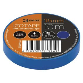 EMOS Izolační páska PVC 15mm / 10m modrá 2001151040