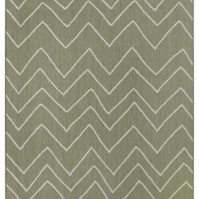 Hanse Home Collection koberce Kusový koberec Flatweave 104843 Green / Cream - 160x230 cm