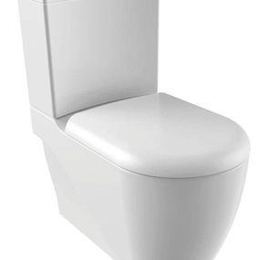 SAPHO - GRANDE WC kombi XL, spodný / zadný odpad, biela GR360