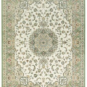Nouristan - Hanse Home koberce Kusový koberec Naveh 104379 Ivory / Green - 135x195 cm