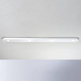 BOPP Bopp Close stropné LED svietidlo 4-pl., biele, Obývacia izba / jedáleň, hliník, 7W, P: 70 cm, L: 5 cm, K: 1.5cm