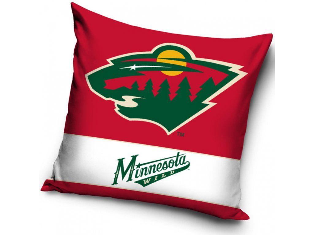 Vankúšik NHL Minnesota Wild 40x40 cm