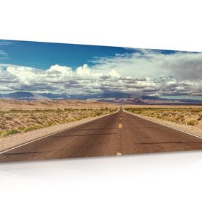 Obraz cesta v púšti - 120x60