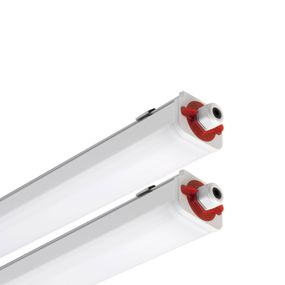 Performance in Lighting Stropné LED Norma+120 CL, 34 W, 5 134 lm, 120 cm, plast, 34W, Energialuokka: F, P: 120 cm, L: 7.5 cm, K: 6.3cm