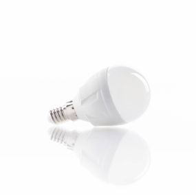 Lindby E14 4, 9 W 830 LED žiarovka tvar kvapky teplá biela, plast, E14, 4.9W, Energialuokka: F, P: 8.4 cm