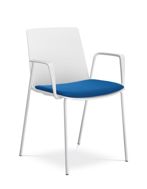 LD SEATING Konferenčná stolička SKY FRESH 052-N4/BR-N0, područky bílé