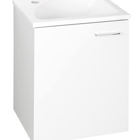 Zoja 51048A umývadlová skrinka 40x50x32 cm, biela, 1x dvierka