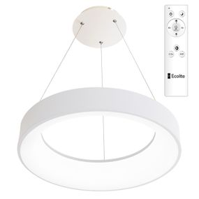 LED závesný prstenec NEST 40W s DO biely