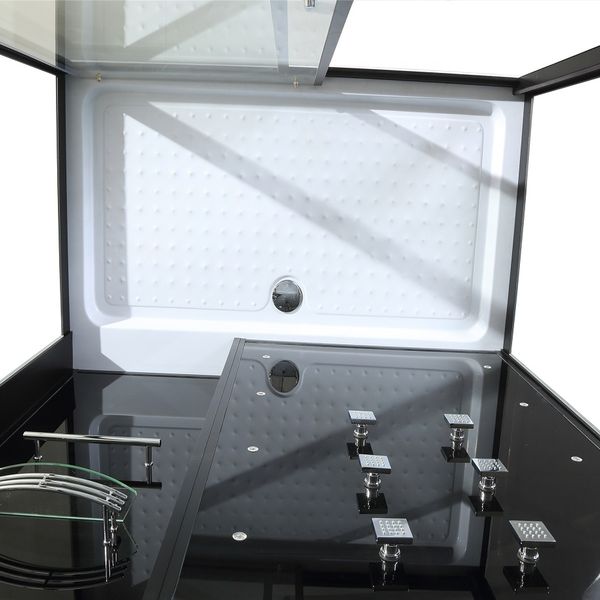 M-SPA - Hydromasážny sprchový box 545 120 x 90 x 220 cm