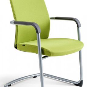 OFFICE PRO bestuhl -  OFFICE PRO bestuhl Konferenčná rokovacia stolička JCON WHITE zelená