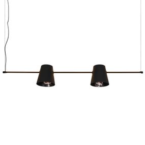 Karman Cupido LED lampa 149 cm ovládaná aplikáciou, Obývacia izba / jedáleň, hliník, polykarbonát, 52W, P: 149 cm