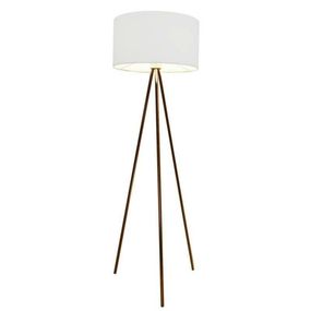 Stojací lampa AZzardo Finn copper white AZ3009 E27 1x60W IP20 45cm bílo-měděná