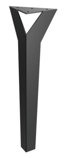 RMP Stolová noha Heba 40 cm čierna NOHA006/40