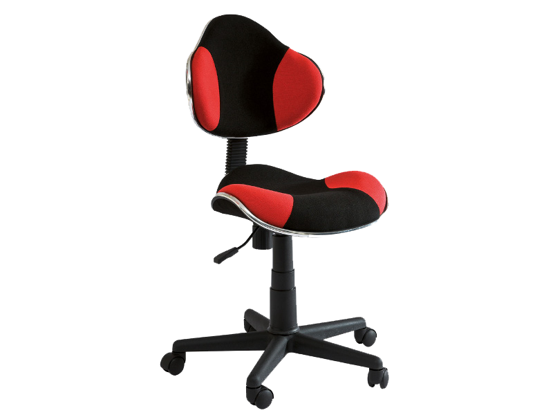 Študentská kancelárska stolička Q-G2 Signal Čierna / červená