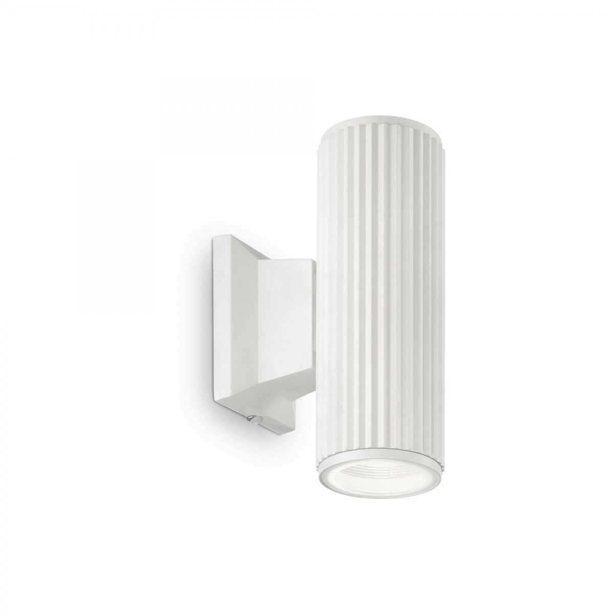 Ideal Lux 129457 vonkajšie nástenné svietidlo Base 2x28W | GU10 | IP44 - biele