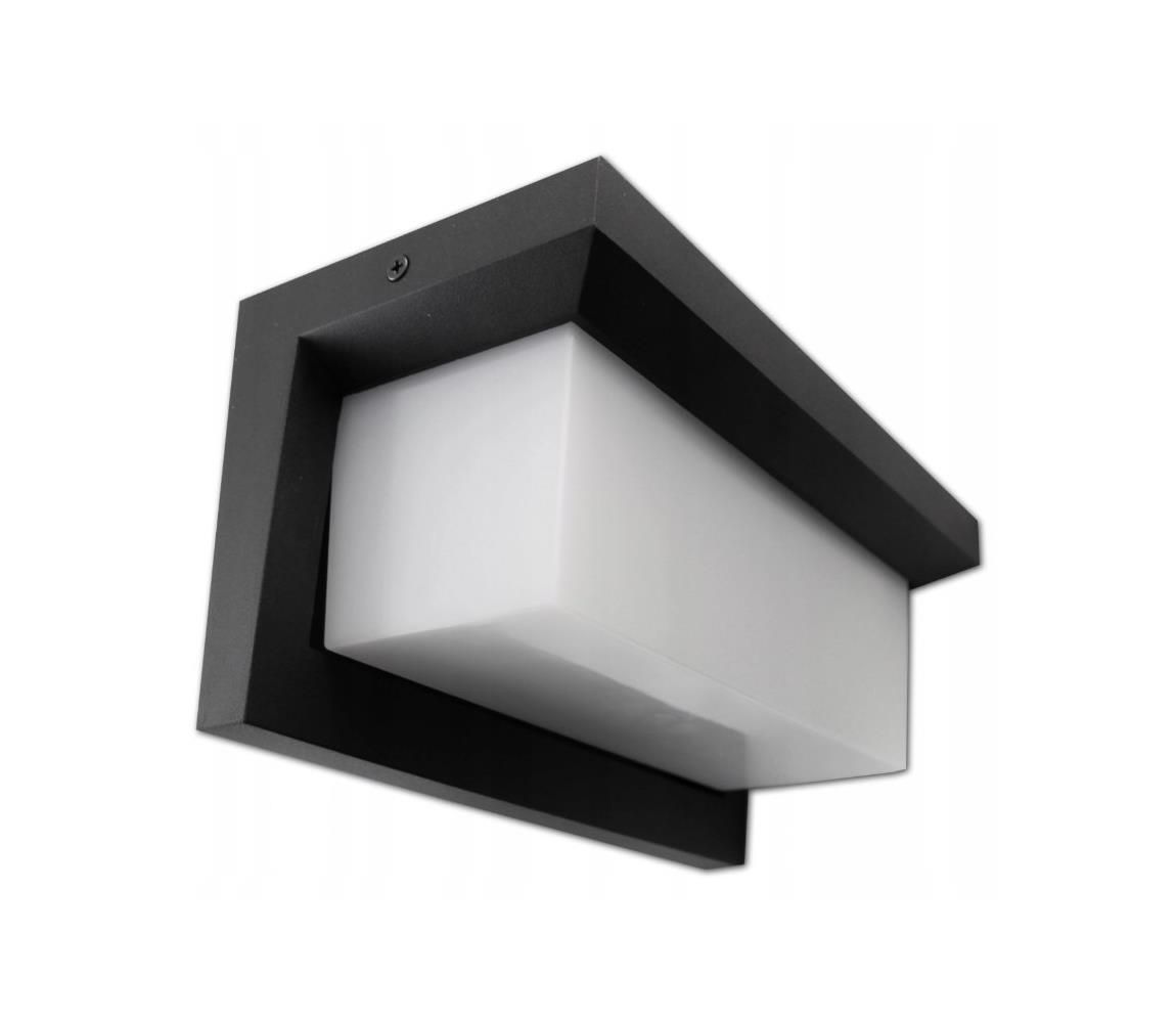 LED Vonkajšie nástenné svietidlo LED/12W/230V IP54 čierna