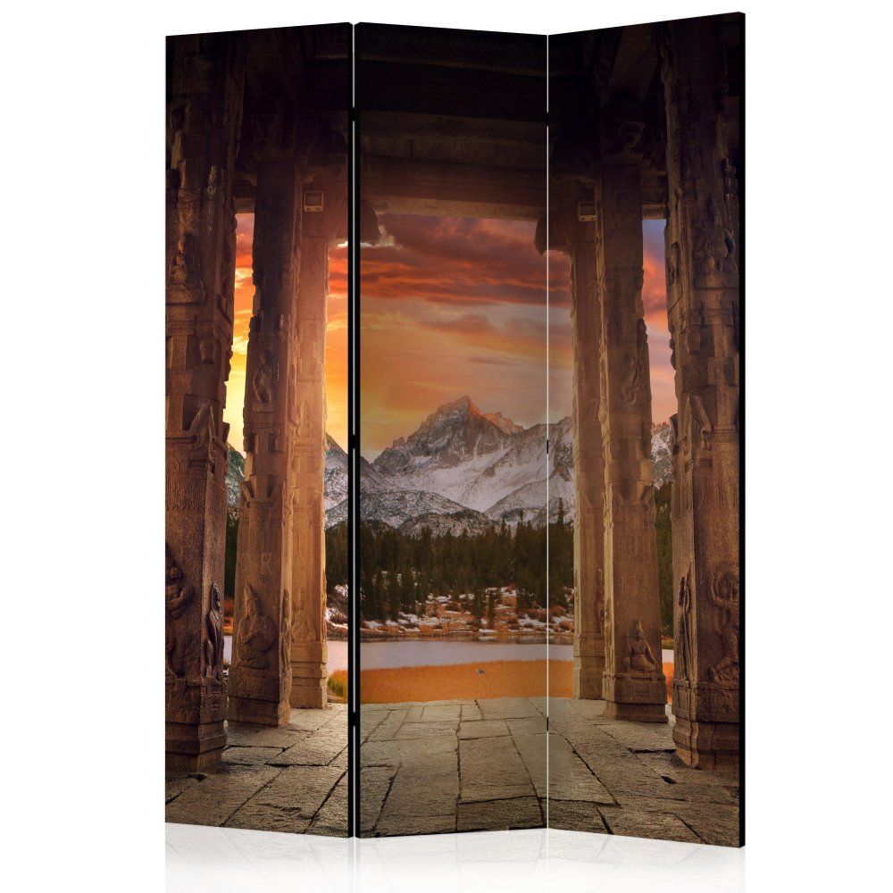 Paraván Trail of Rocky Temples Dekorhome 135x172 cm (3-dielny)