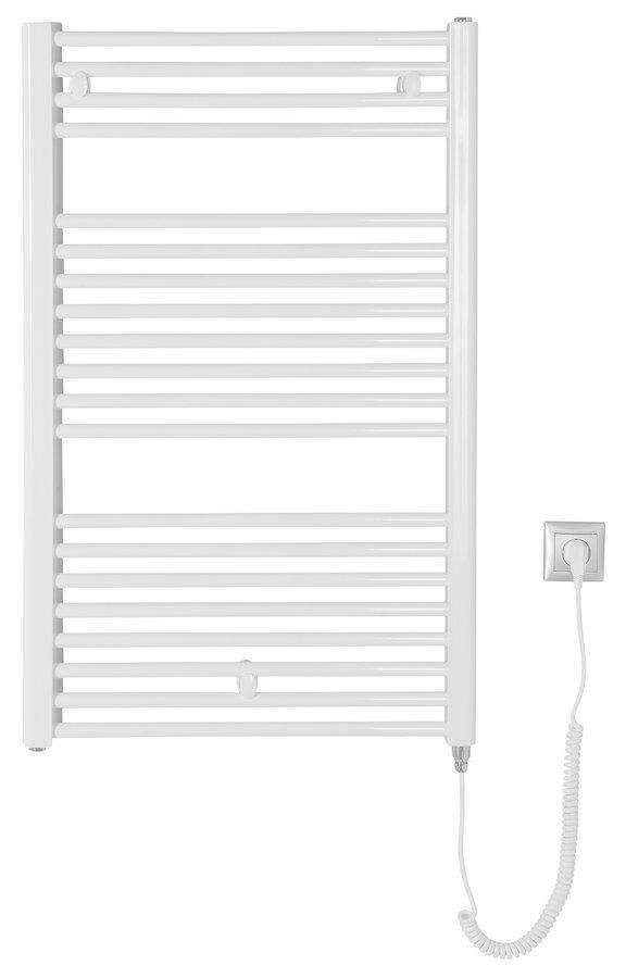 AQUALINE - DIRECT-E elektrické vykurovacie teleso, rovné, 600x960 mm, 400 W, biela ILE96T