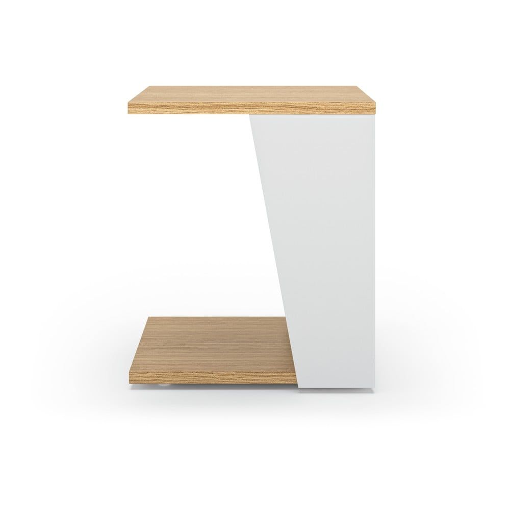 Konferenčný stolík s doskou v dubovom dekore 40x40 cm Albi - TemaHome