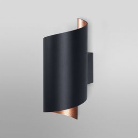 LEDVANCE SMART+ WiFi Orbis Wall Twist, čierna, Chodba, hliník, 12W, L: 12.7 cm, K: 23cm