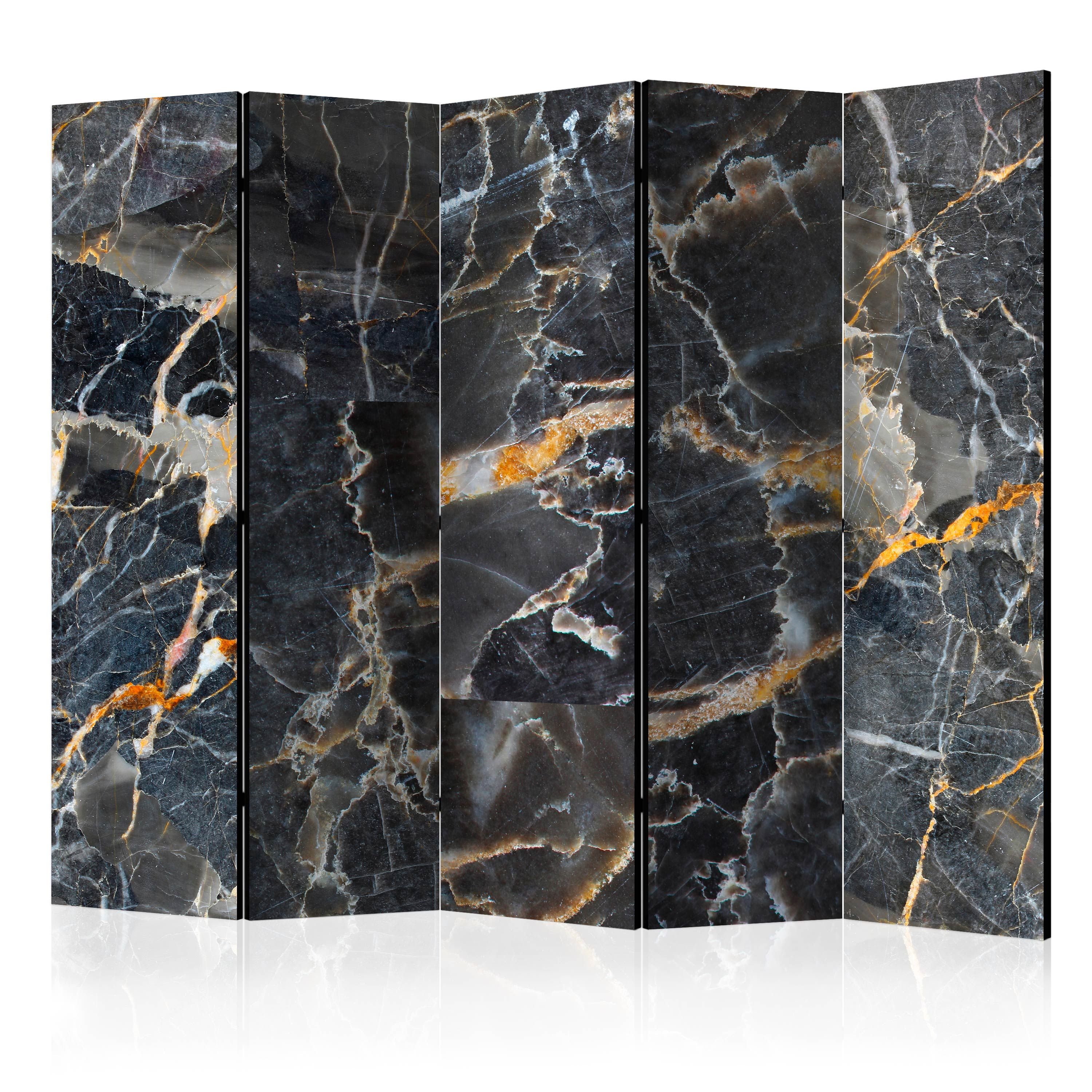 Artgeist Paraván - Black Marble [Room Dividers]