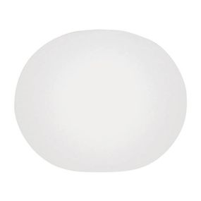 FLOS Glo-Ball nástenné svietidlo, Obývacia izba / jedáleň, oceľ, sklo, E27, 100W, L: 33 cm, K: 26cm