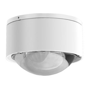 Top Light Puk Mini One 2 bodové LED šošovka číra biela matná, Obývacia izba / jedáleň, hliník, zinok, sklo, 8W, K: 5.7cm