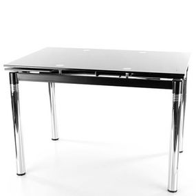 Jedálenský stôl GD-018 (čierna) (pre 4 až 6 osôb)