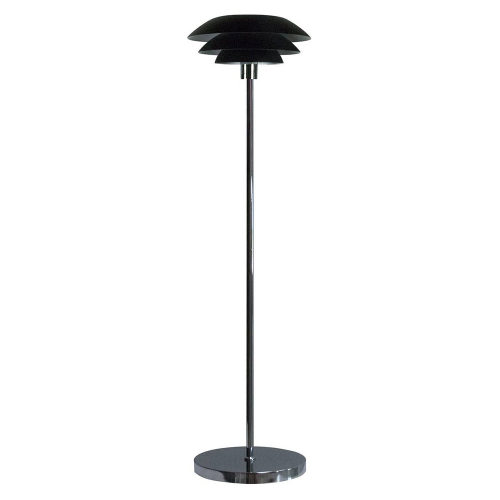 Dyberg Larsen DL31 stojaca lampa kov Ø 31cm čierna, Obývacia izba / jedáleň, kov, E27, 60W, K: 133cm