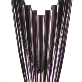 Krištáľová váza Mikado, farba fialová, výška 155 mm