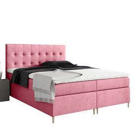 Expedo Čalúnená posteľ boxspring GLORIA + topper, 180x200, jasmine 72