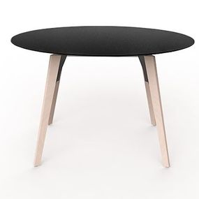 VONDOM - Okrúhly stôl FAZ WOOD, Ø120, Ø140 cm