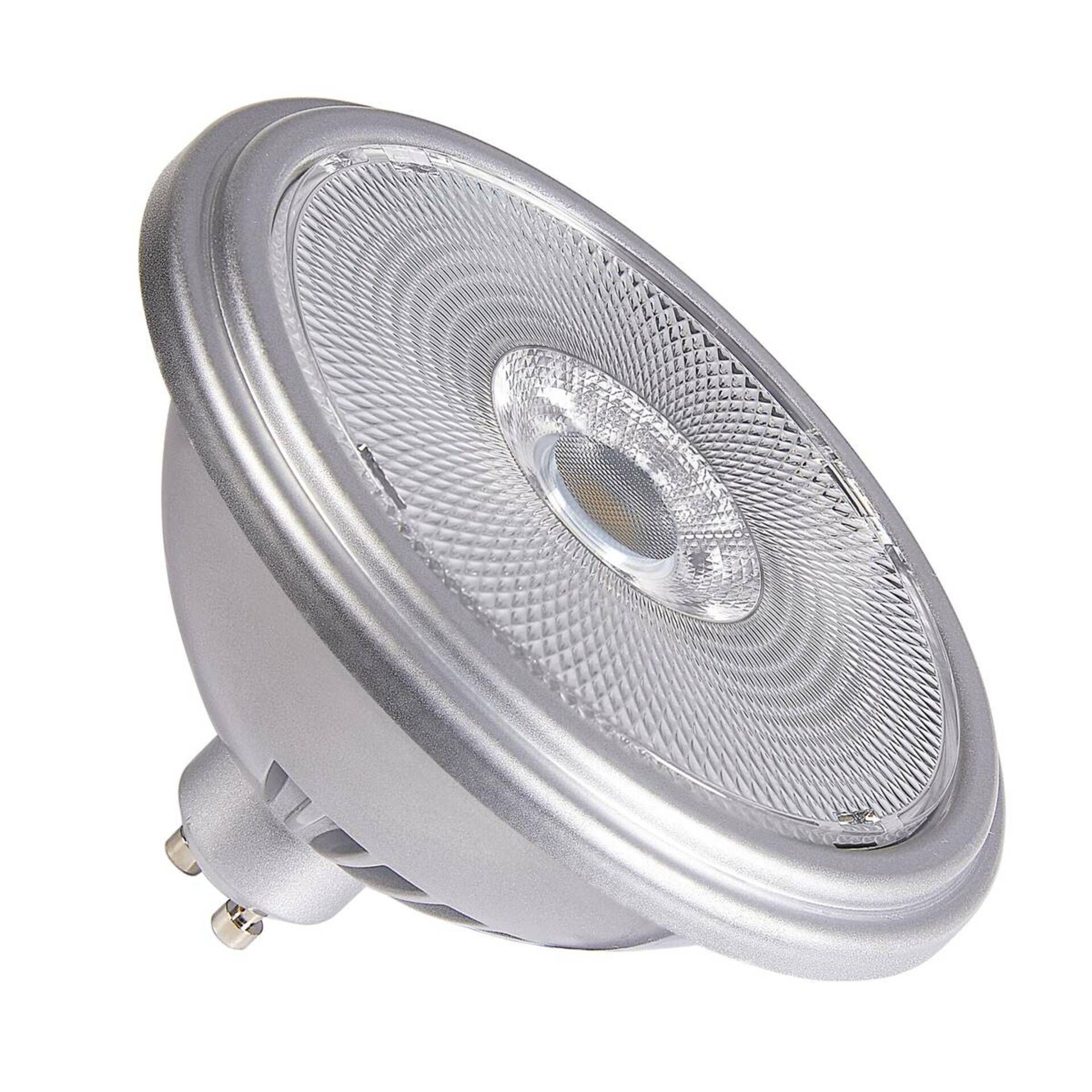 SLV BIG WHITE QPAR111 GU10 LED světelný zdroj stříbrný 12,5 W 2700 K CRI 90 30° 1005276
