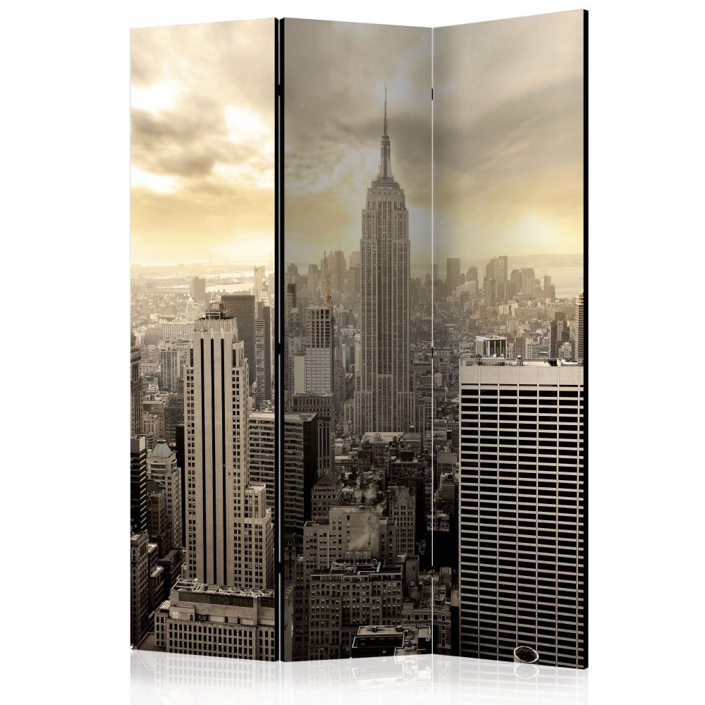 Paraván Light of New York Dekorhome 135x172 cm (3-dielny)