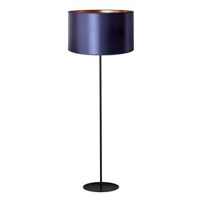 Duolla - Stojacia lampa CANNES 1xE27/15W/230V 45 cm fialová/medená/čierna