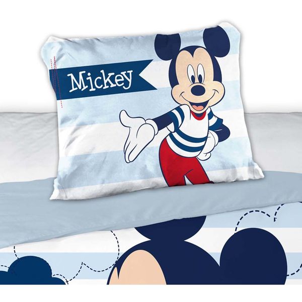 Faro Obliečky do postieľky Mickey Mouse Námorník,100x135/40x60 cm