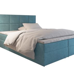 Expedo Čalúnená posteľ boxspring LENY, 140x200, Cosmic 05 + topper