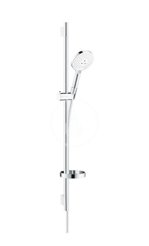 HANSGROHE - Raindance Select S Sprchová súprava 120, 3 prúdy, EcoSmart 9 l/min, biela/chróm 26633400