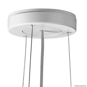 FLOS KTribe S3 závesná lampa, bronzová metalická, Obývacia izba / jedáleň, PMMA, polykarbonát, E27, 250W, K: 44.5cm
