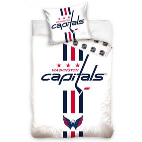 HOKEJOVÉ OBLIEČKY NHL WASHINGTON CAPITALS WHITE 140x200/70x90 cm