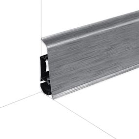 Podlahová lišta ARBITON INDO 17 - Aluminium Roh vonkajší 
