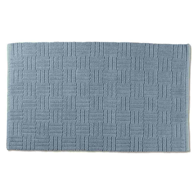 KELA Koupelnová předložka Leana 100x60 cm bavlna modrá KL-23502