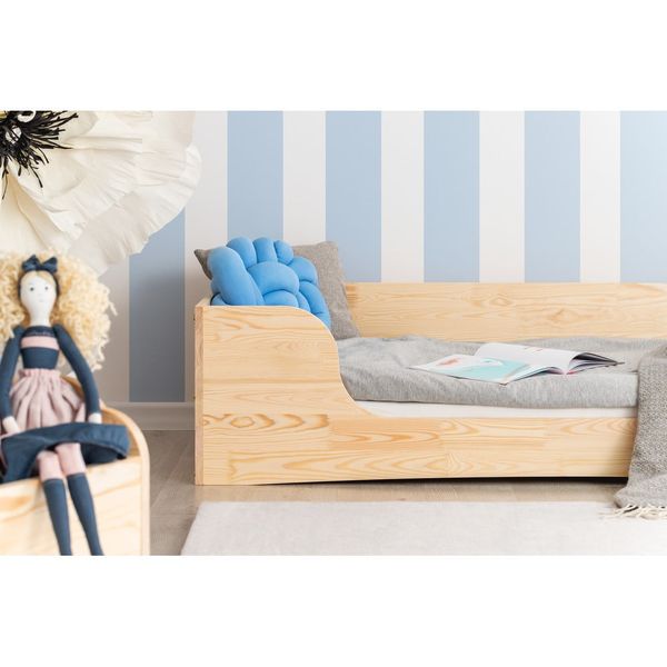Detská posteľ z borovicového dreva Adeko Pepe Dan, 100 x 200 cm