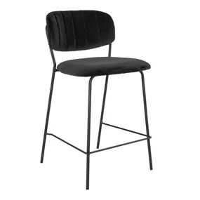 Norddan Dizajnová barová stolička Rosalie čierna